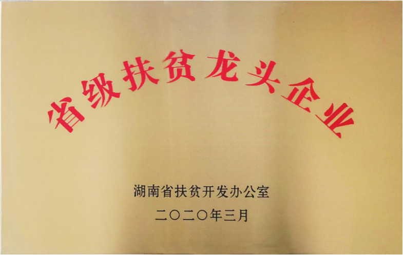 湖南省扶貧龍頭企業(yè)